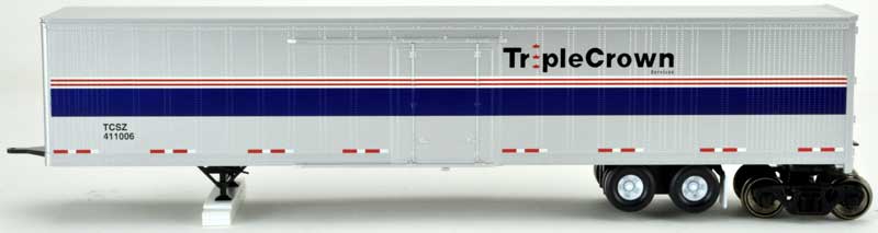 BOWSER 53/' Side Door ROADRAILER  TRIPLE CROWN// NS// ex-Amtrak NIB assorted #/'s