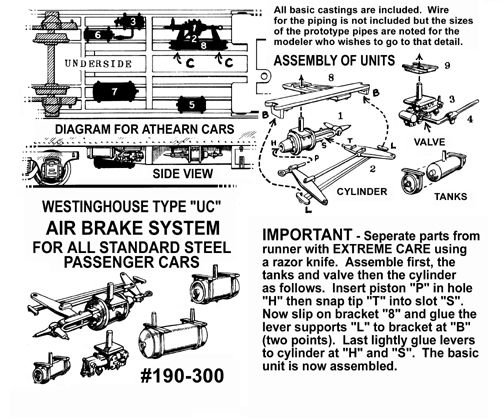 HO Cal Scale Freight Car Parts